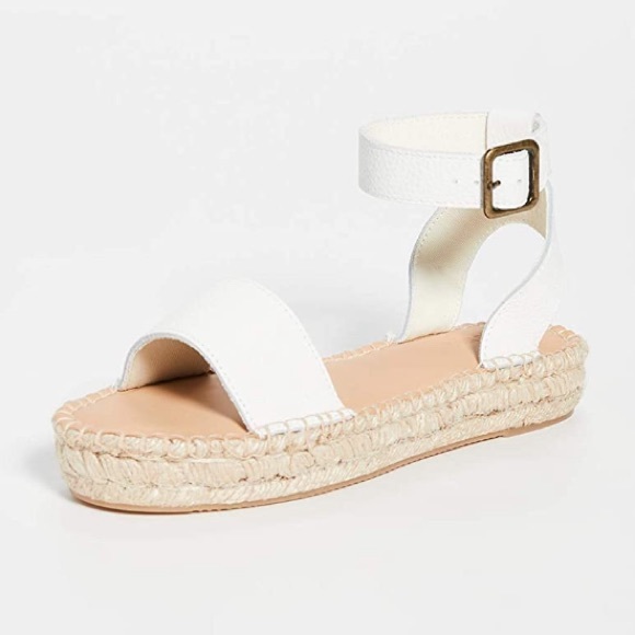 Soludos NWT!☀️ Cadiz Espadrille Sandal in White - Picture 5 of 8